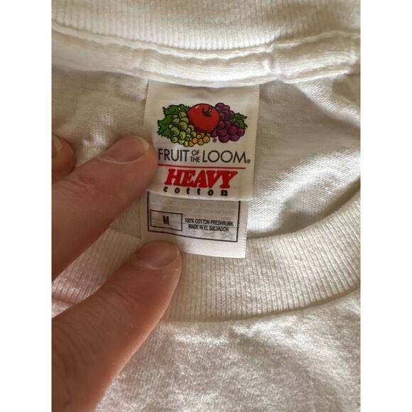 Vintage 2002 Kentucky Derby Horse Racing Artwork  M White FOTL Heavy T-Shirt - Picture 2 of 7